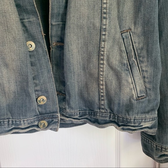 Slytherin House Custom Lightly Distressed Denim Jean Jacket - Picture 8 of 16